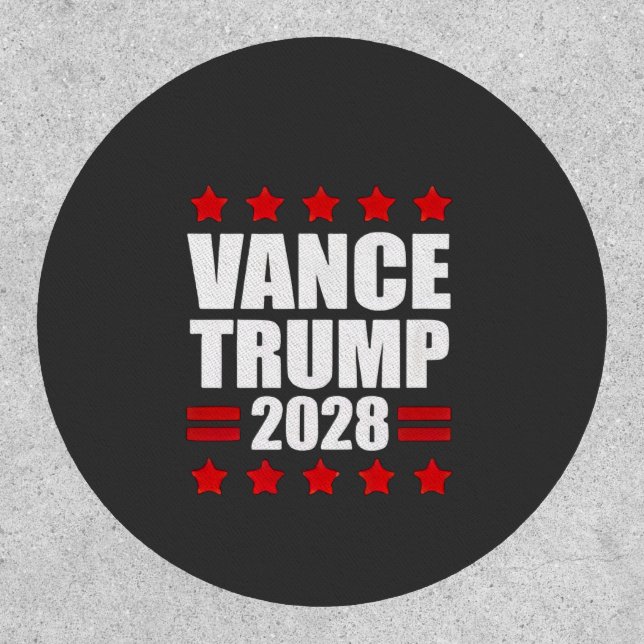 Vance Trump Presidential Election 2028 Political   Patch (Front)