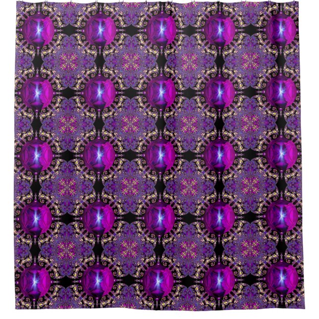 Vanceromay Elegant Classic Shower Curtain (Front)
