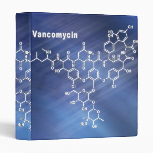 Vancomycin antibiotic 3 ring binder