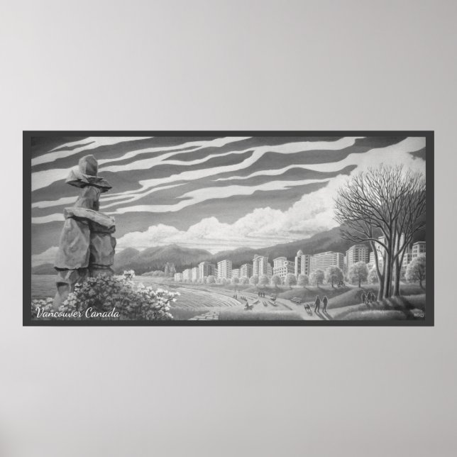 Vancouver Art Posters Vancouver Inukshuk Prints (Front)