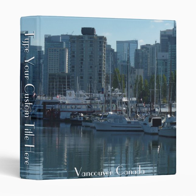 Vancouver BC Binder Custom Vancouver Book Binder (Front/Spine)