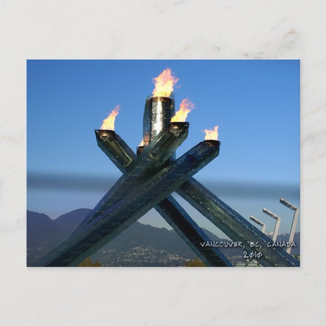 Vancouver BC Canada 2010 Postcard (Front)