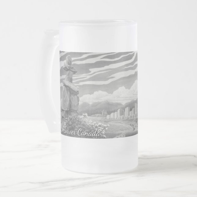 Vancouver BC Canada Beer Mugs Cups & Glasses (Front Left)