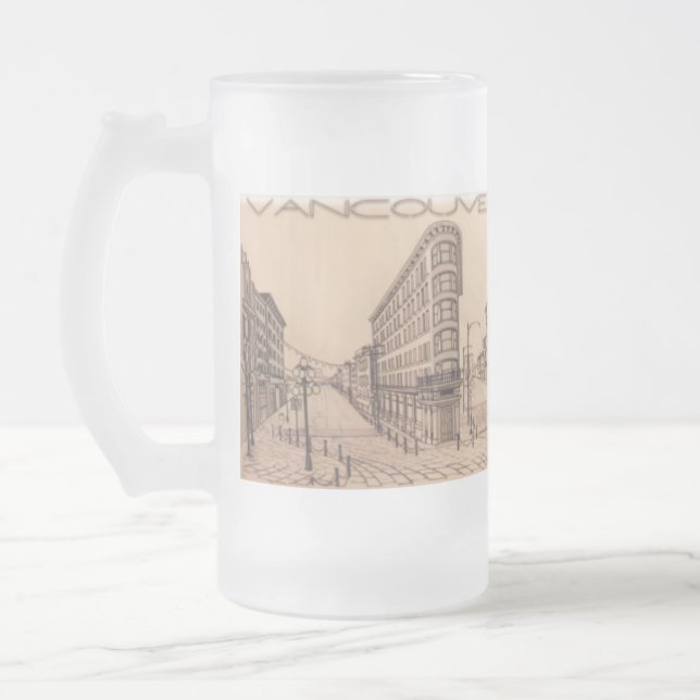 Vancouver BC Canada Beer Mugs & Frosted Glasses (Left)