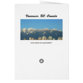 Vancouver, BC, Canada Card (Back)