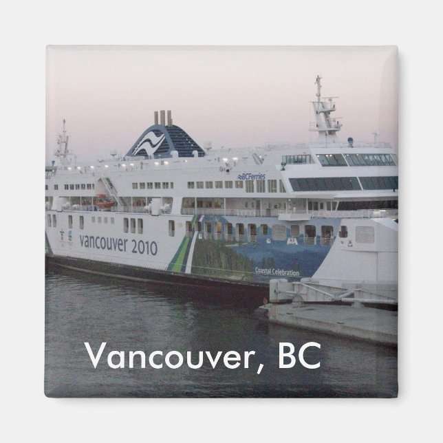 Vancouver, BC ferry fridge magnet (Front)