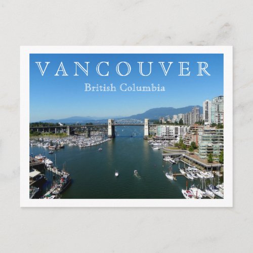Vancouver BC Postcard