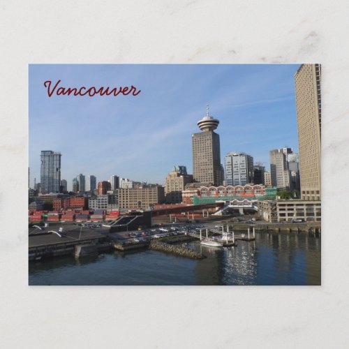 Vancouver BC Postcard