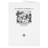 Vancouver BC Souvenir Art Cards Customized Cards (Back)