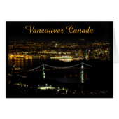 Vancouver BC Souvenir Cards Custom Vancouver Cards (Front Horizontal)