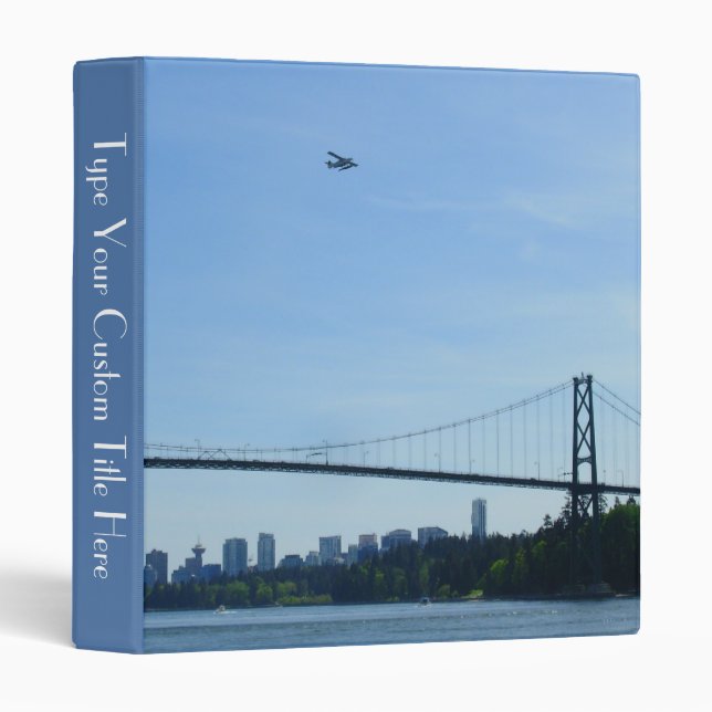 Vancouver Binder Custom Landmark Book Binder (Front/Spine)