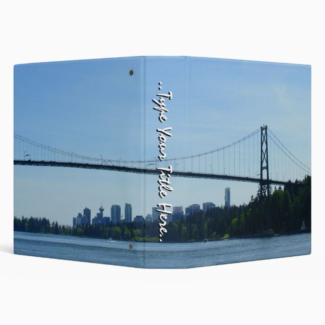 Vancouver Binder Custom Lions Gate Book Binder (Background)