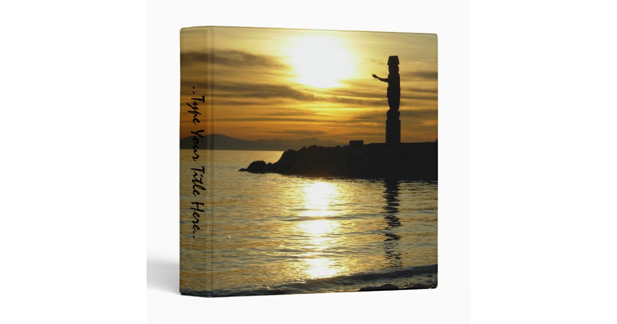Vancouver Binder Custom Vancouver Sunset Binder Zazzle