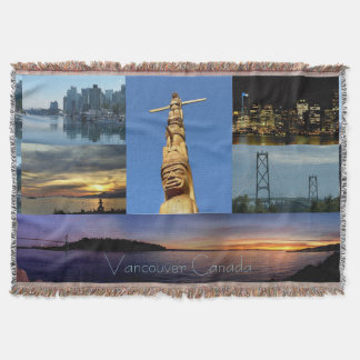 Vancouver Blanket Vancouver Landmark Souvenir Gift