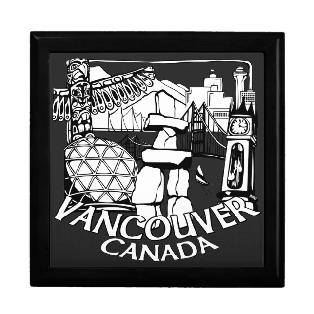 Vancouver Box Vancouver Landmarks Souvenir Giftbox (Front)