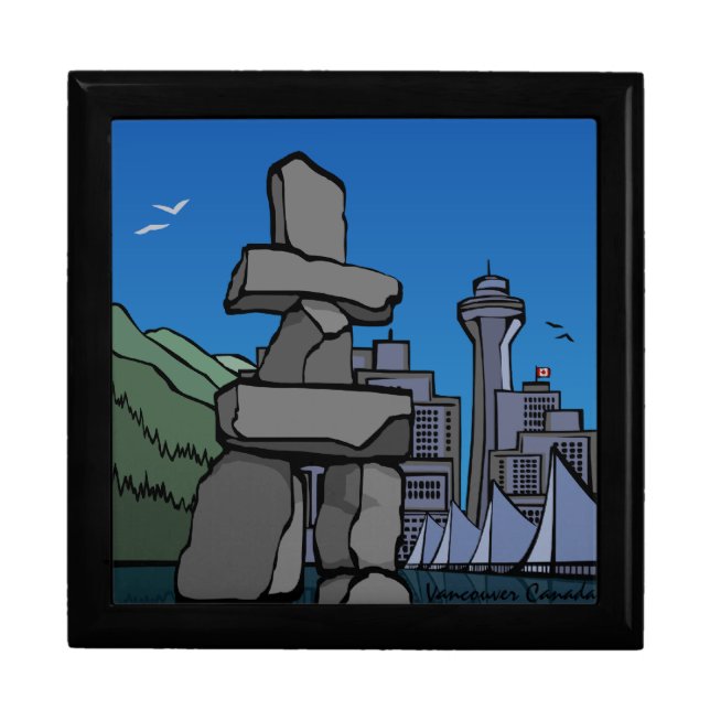 Vancouver Box Vancouver Landmarks Souvenir Giftbox (Front)