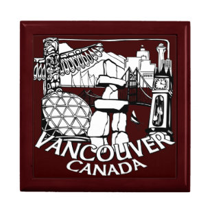 Vancouver Box Vancouver Landmarks Souvenir Giftbox