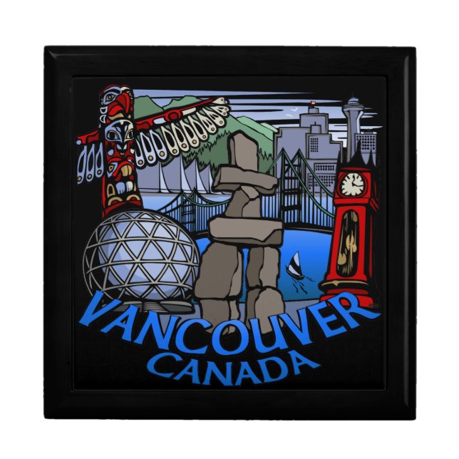 Vancouver Box Vancouver Landmarks Souvenir Giftbox (Front)