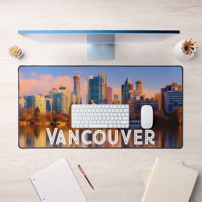 Vancouver British Columbia, Canada Desk Mat (Office 1)