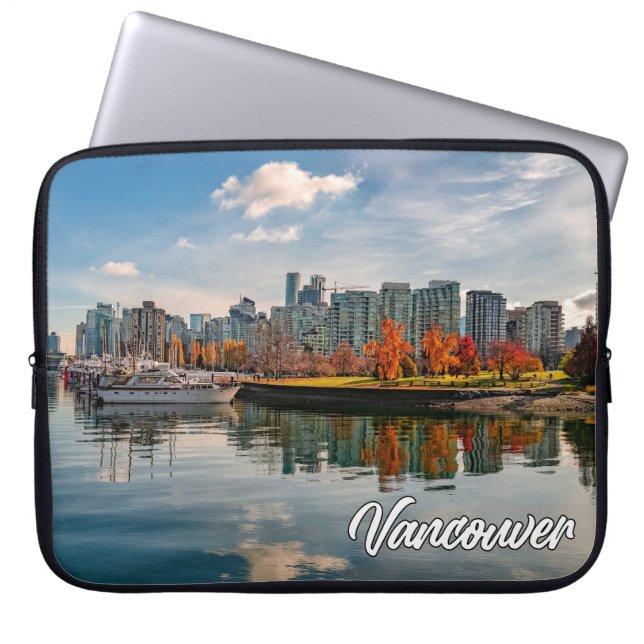 Vancouver, British Columbia, Canada Laptop Sleeve (Front)