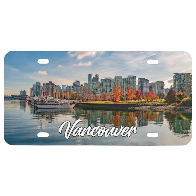 Vancouver, British Columbia, Canada License Plate (Front)
