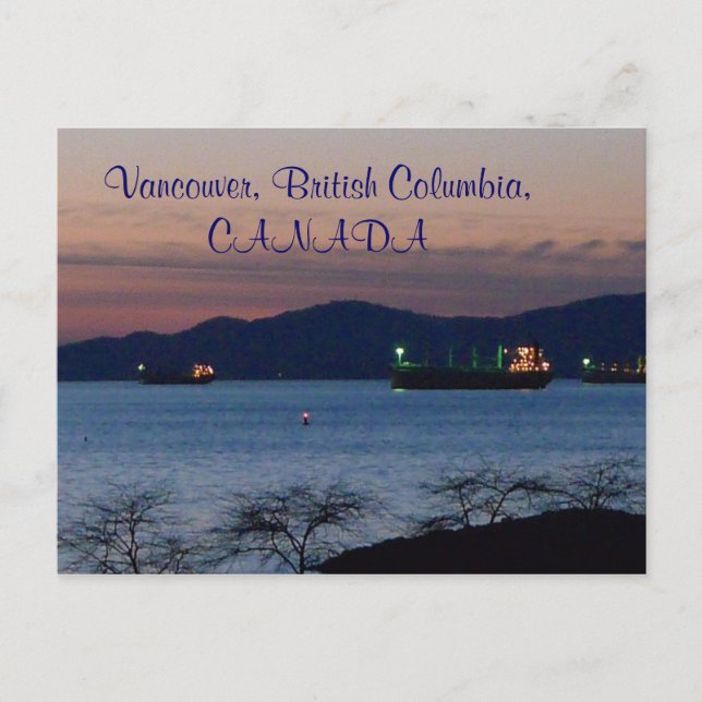 Vancouver, British Columbia, CANADA Postcard (Front)