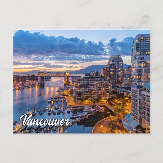 Vancouver, British Columbia, Canada Postcard (Front)