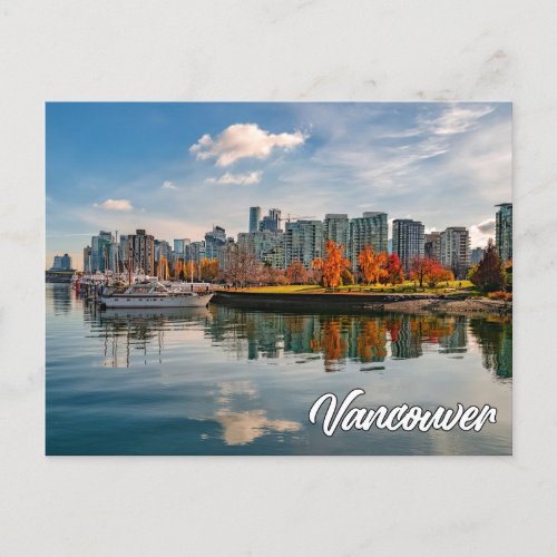 Vancouver British Columbia Canada Postcard