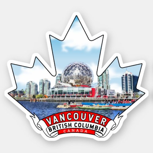 Vancouver British Columbia Canada Sticker