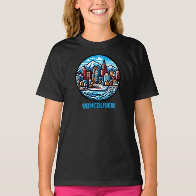 Vancouver British Columbia Canada T-Shirt (Front)