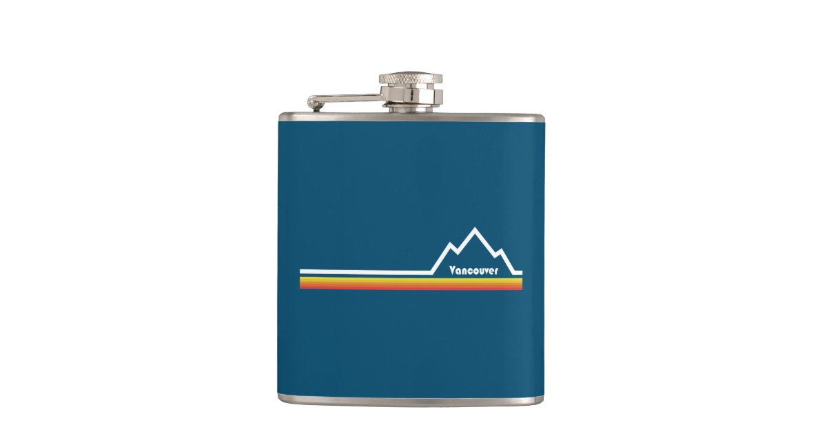Vancouver, British Columbia Flask Zazzle