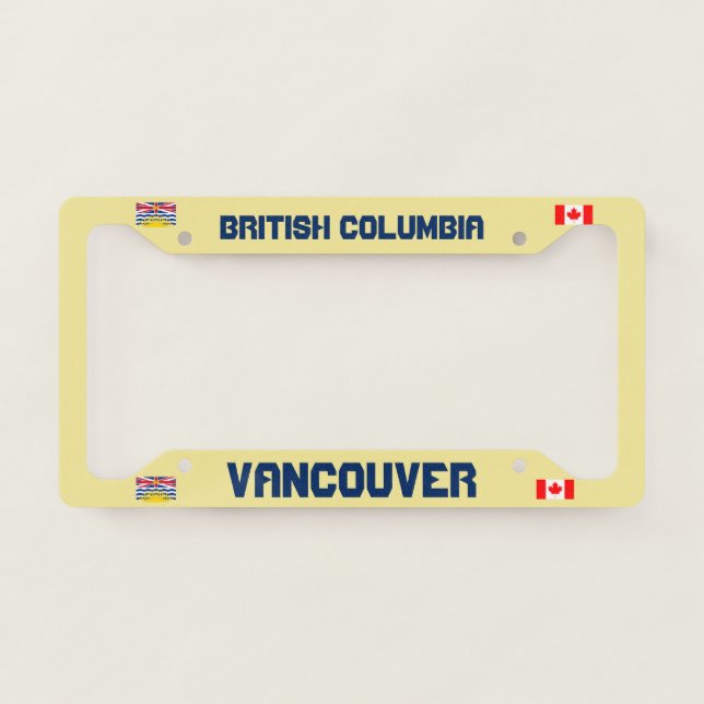 Vancouver British Columbia License Frame (Front)