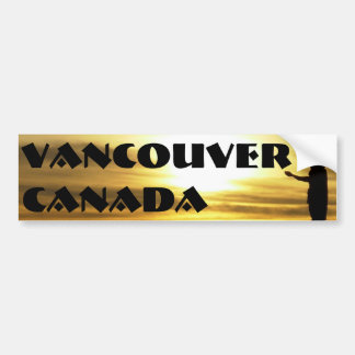 Vancouver Bumper Sticker Vancouver Souvenir Gifts