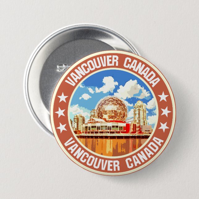 Vancouver                                          button (Front & Back)