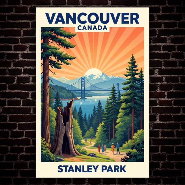 Vancouver, Canada: 1960s Vintage Travel Poster (Creator Uploaded)