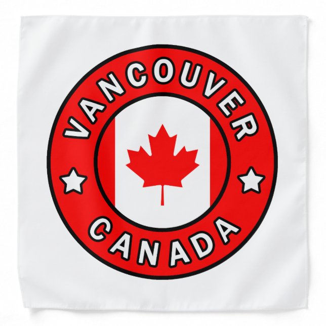 Vancouver Canada Bandana (Front)