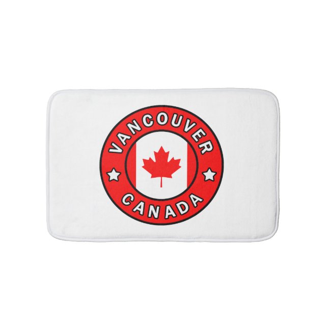 Vancouver Canada Bathroom Mat (Front)