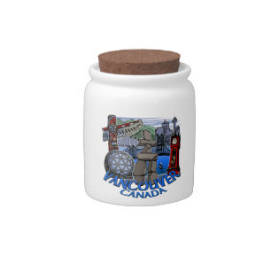 Vancouver Canada Candy Jar