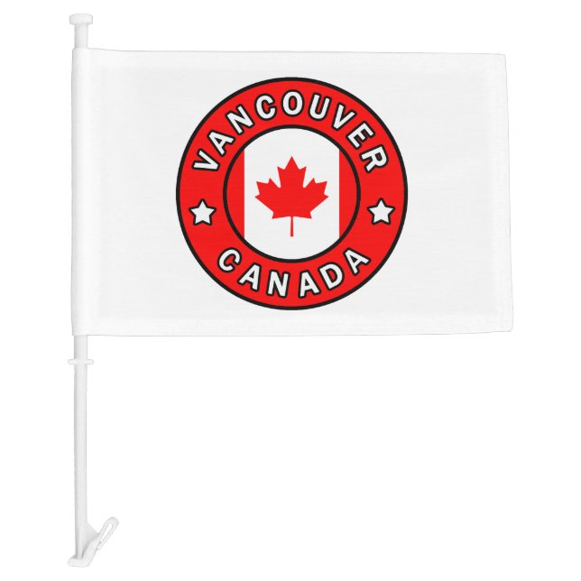 Vancouver Canada Car Flag (Front)