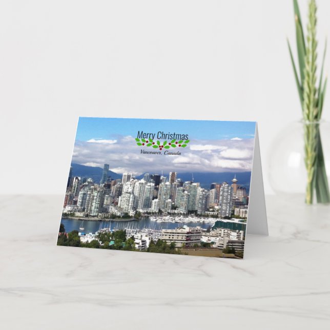 Vancouver Canada Christmas Card (Front)
