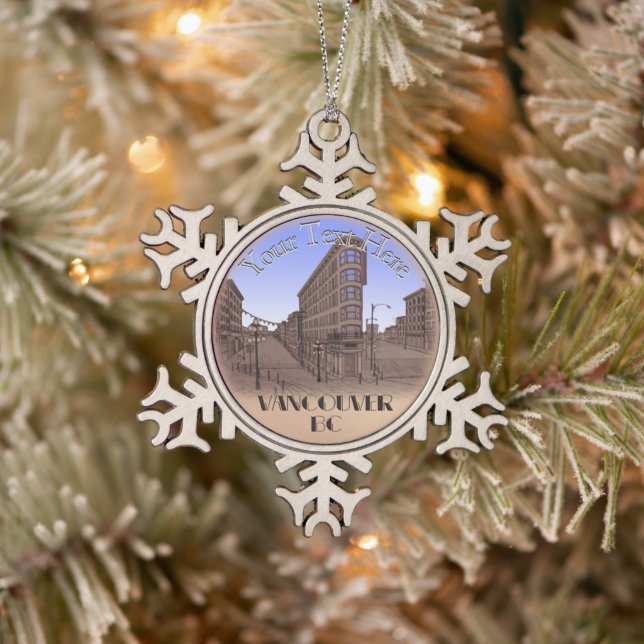 Vancouver Canada Christmas Ornaments Personalized (Tree)