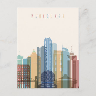 Vancouver, Canada | City Skyline Postcard