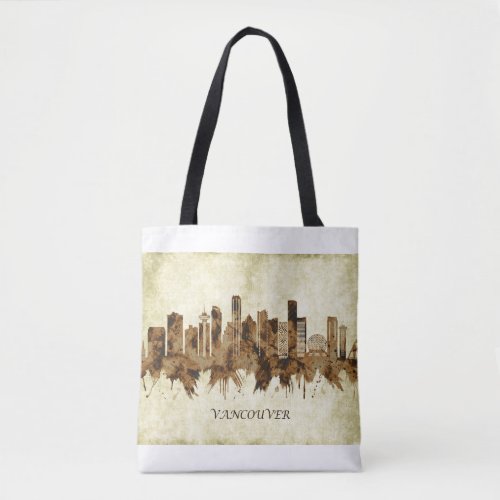 Vancouver Canada Cityscape Tote Bag