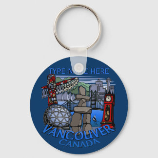 Vancouver Canada Key Chain Personalized Souvenirs