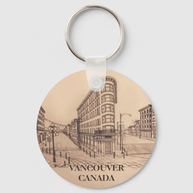 Vancouver Canada Key Chain Vancouver Souvenirs (Front)