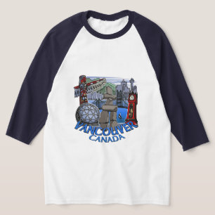 Vancouver Canada Landmark Vancouver Jersey Tee