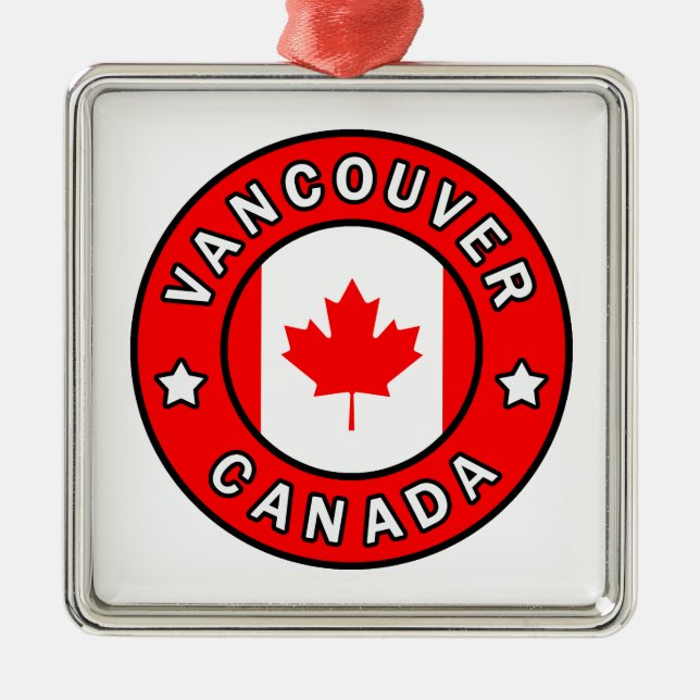 Vancouver Canada Metal Ornament (Front)