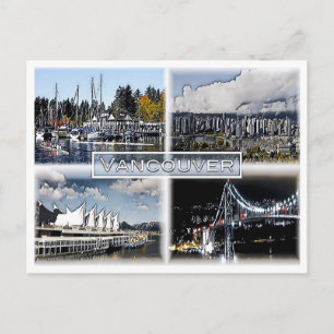 Vancouver - Canada - Mosaic - Postcard