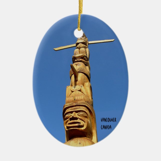 Vancouver Canada Ornament Personalized Souvenirs (Front)