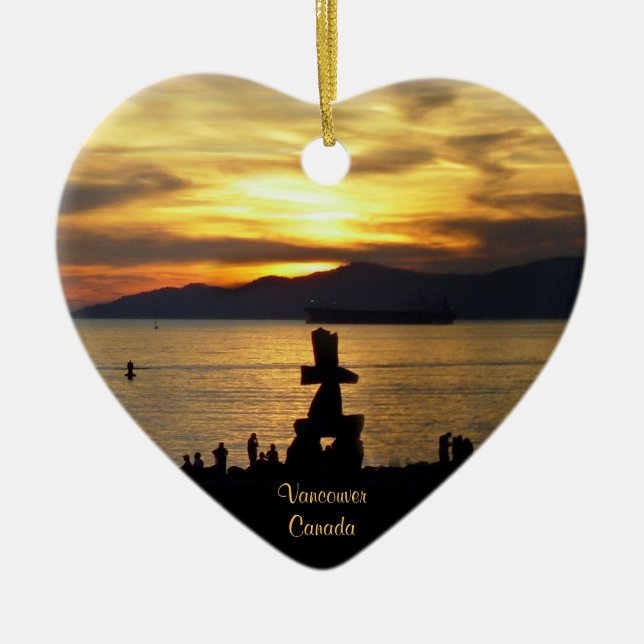 Vancouver Canada Ornament Vancouver Souvenirs (Front)